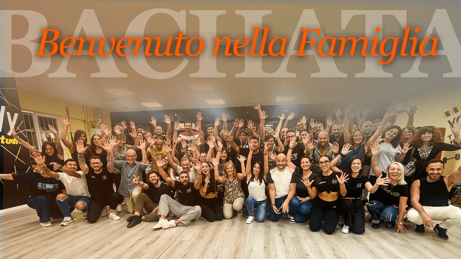 La famiglia Bachata Fusion riunita in sala