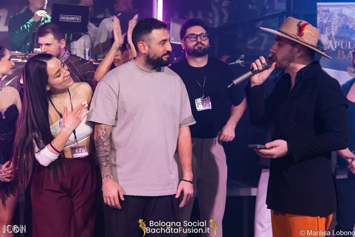 Bologna Social, prima edizione: tre persone al microfono